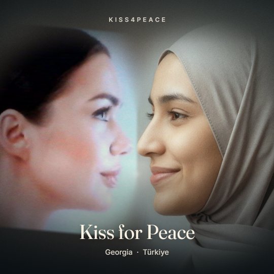 A sample kiss from the Kiss4Peace launch