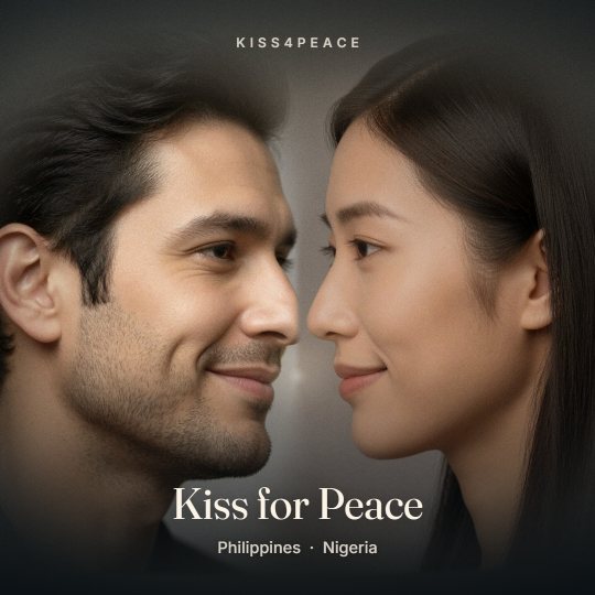 A sample kiss from the Kiss4Peace launch