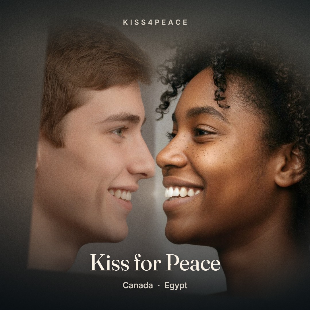 A sample kiss from the Kiss4Peace launch